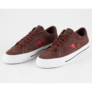 Converse One Star Pro Ox Eternal Earth Red White Skate Shoes 8.5 M/‎ 10 W